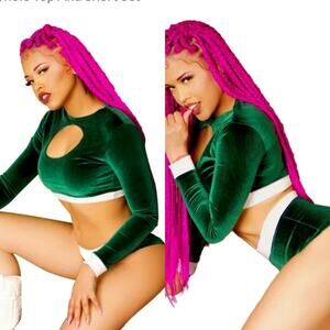 Lovers Lane Santa Baby Keyhole Top & Shorts Set